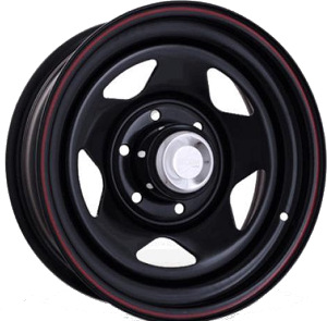  Колёсный диск 16x8 ET -19 TOY, черный, ORW T 